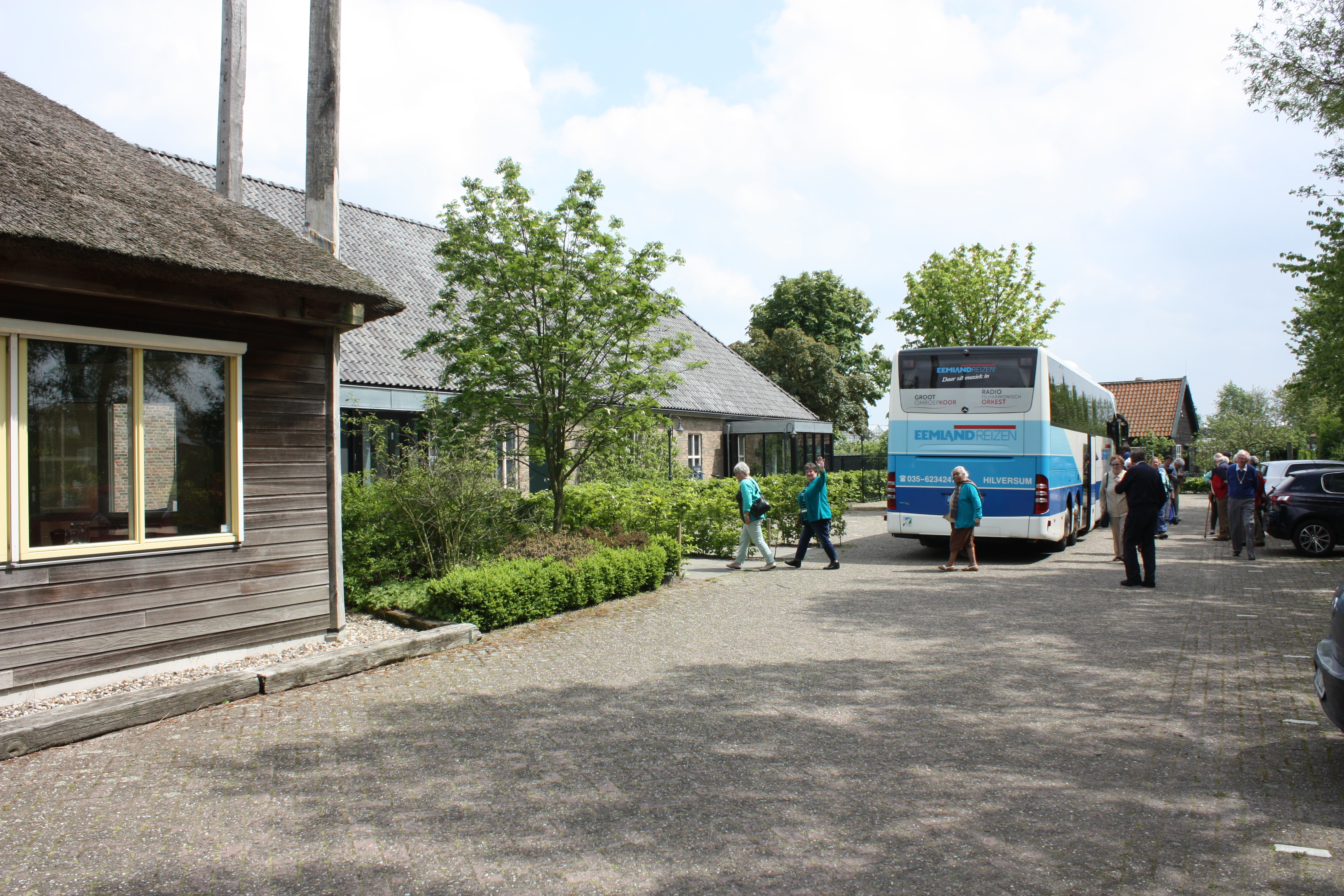 Bezoek touringcarbedrijf