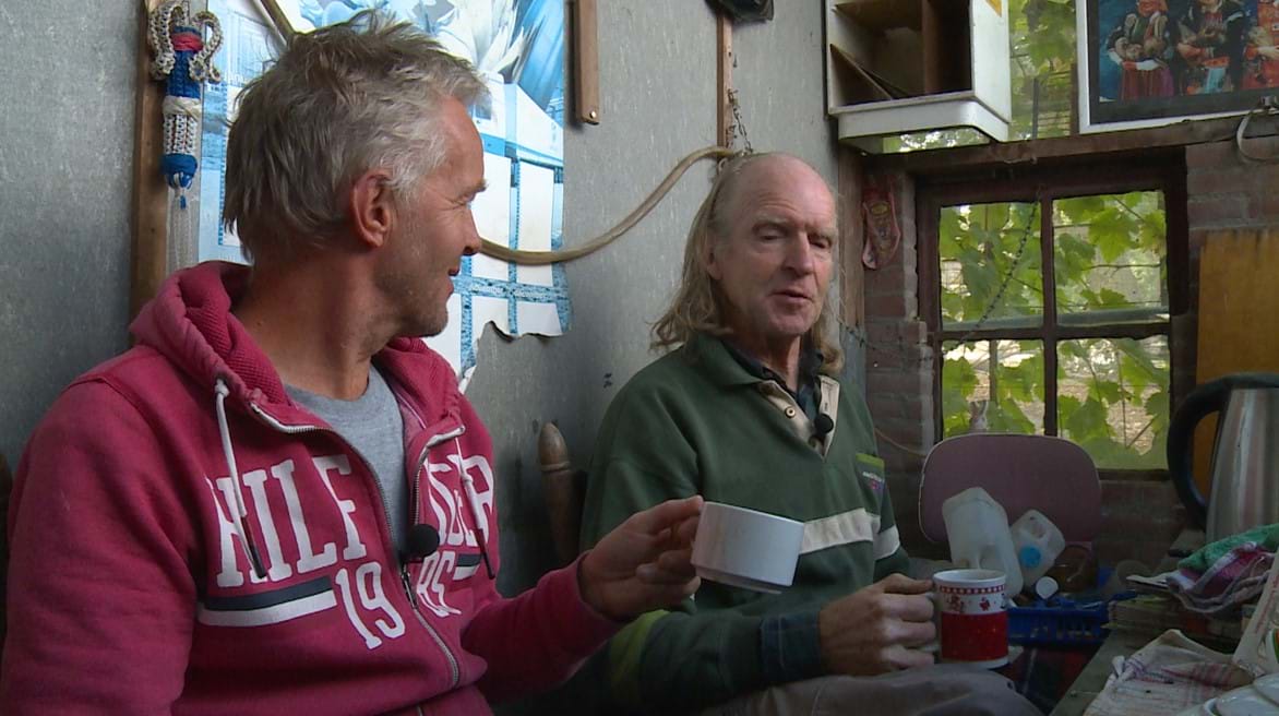 Filmmaker Angelo Damen en Peter Zuijderwijk