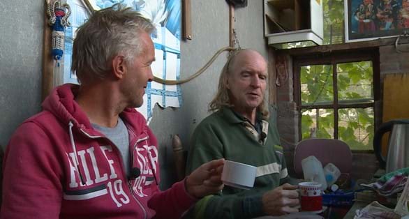 Filmmaker Angelo Damen en Peter Zuijderwijk