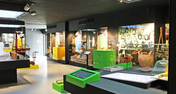 Een deel van de vaste expositie